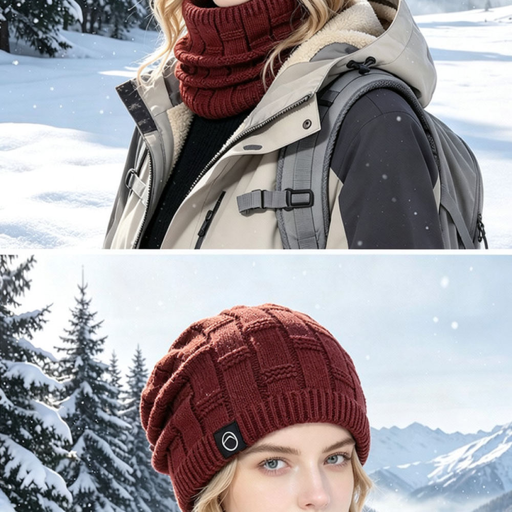 Winter Outdoor Knit Hat And Sc - Cycling Commute Essentials recension och pris