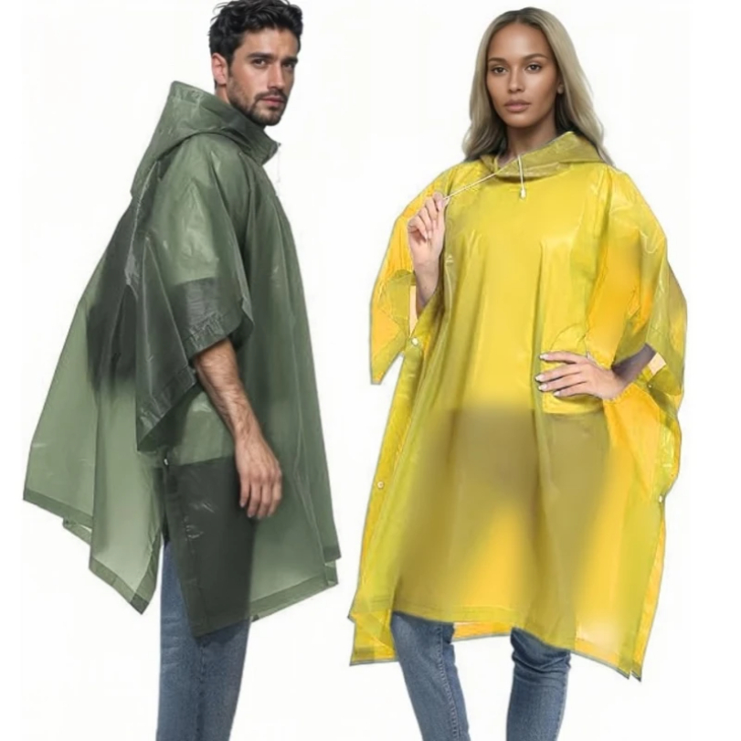 Reusable Raincoat with Drawstr - Commuting By Bike recension och pris