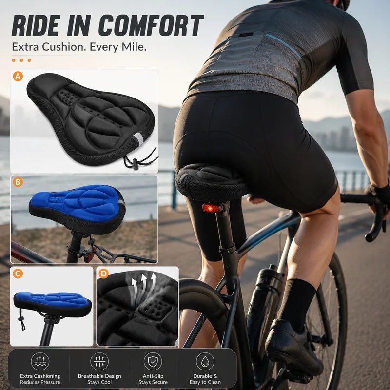 1/2pcs Universal Bike Saddle C - Commuting By Bike recension och pris