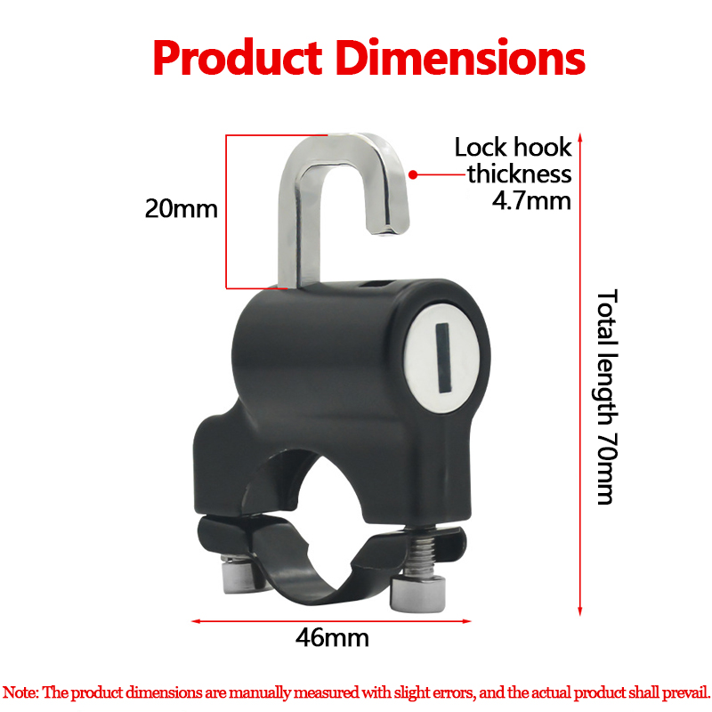  Universal Motorcycle Helmet  - Commuter Bike Lock recension och pris